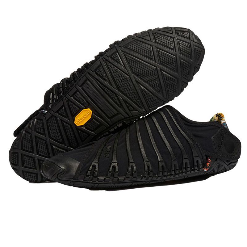 Vibram Furoshiki Low Női Cipő - Fekete GWOT604